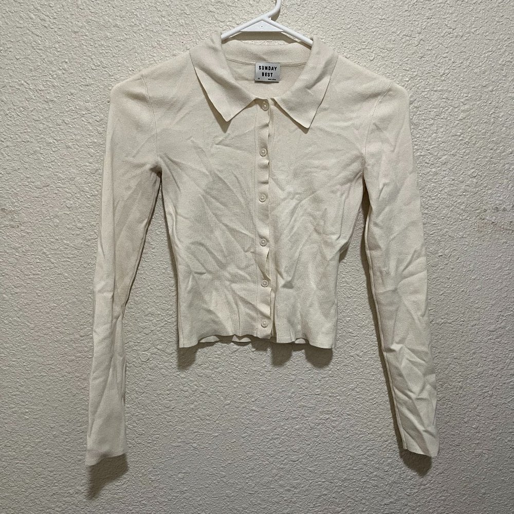 Aritzia Sunday Best Cece Sweater Cardigan XS
